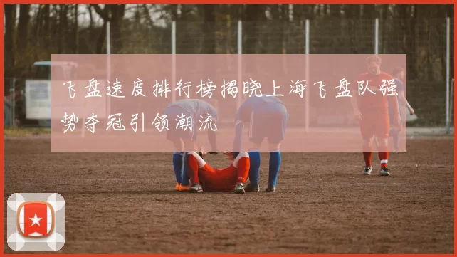 飞盘速度排行榜揭晓上海飞盘队强势夺冠引领潮流