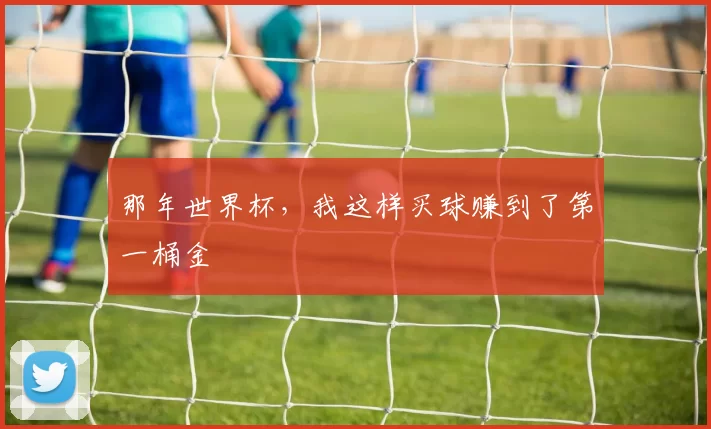 那年世界杯，我这样买球赚到了第一桶金