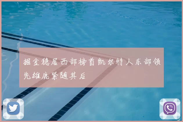 掘金稳居西部榜首凯尔特人东部领先雄鹿紧随其后