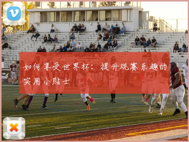 如何享受世界杯:提升观赛乐趣的实用小贴士